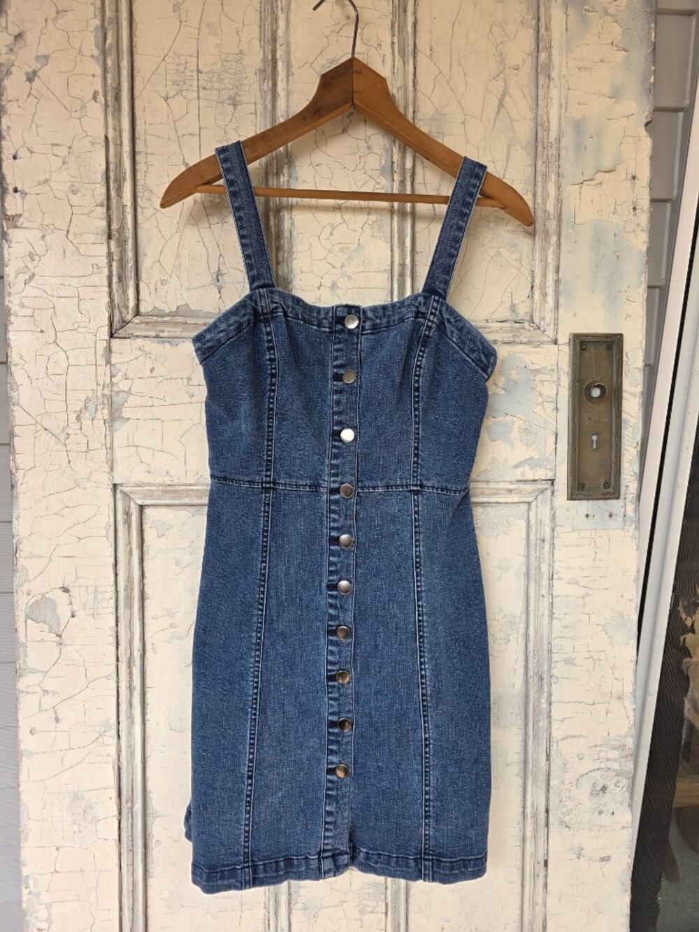 Aeropostale Sz Small Denim Jumper Dress